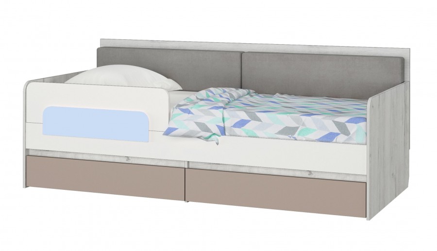 Детская :: Кровать-тахта с бортиком Зефир №900.4