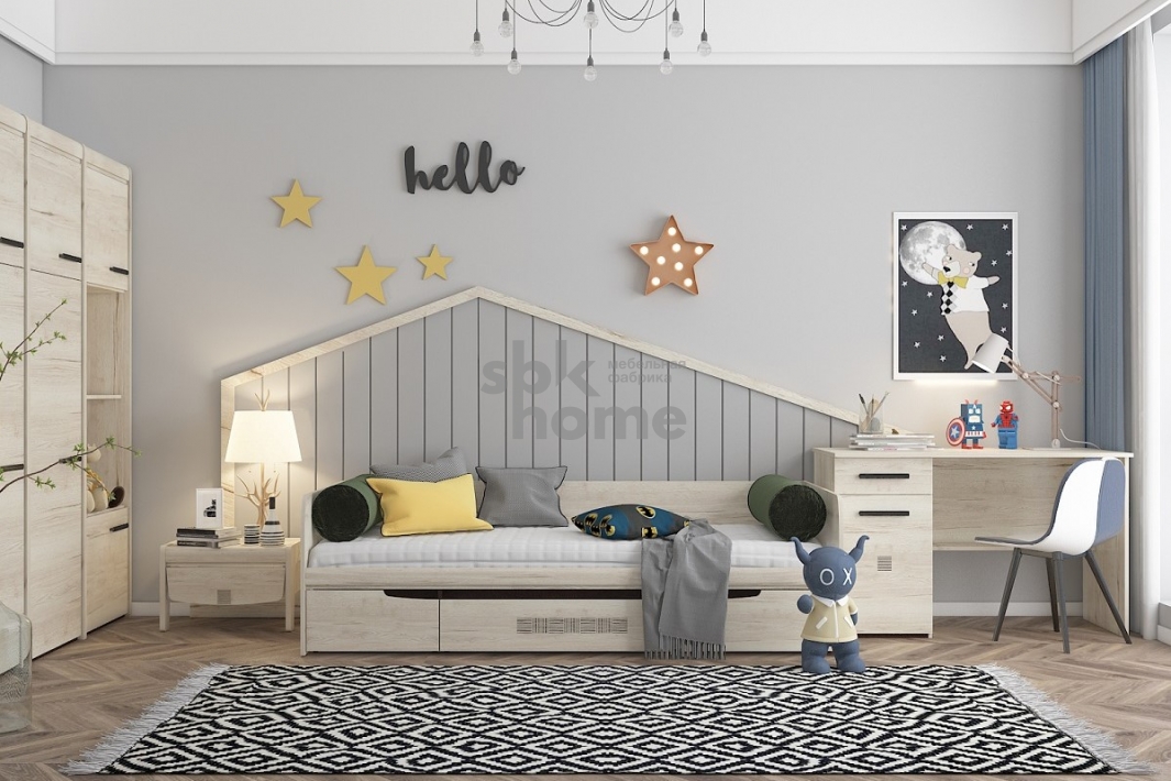 Детская :: Готовые детские комнаты :: Модульная детская Мале