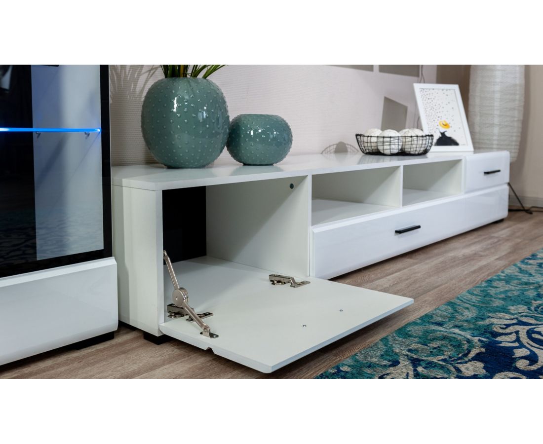 тумба нэнси венге белый глянец